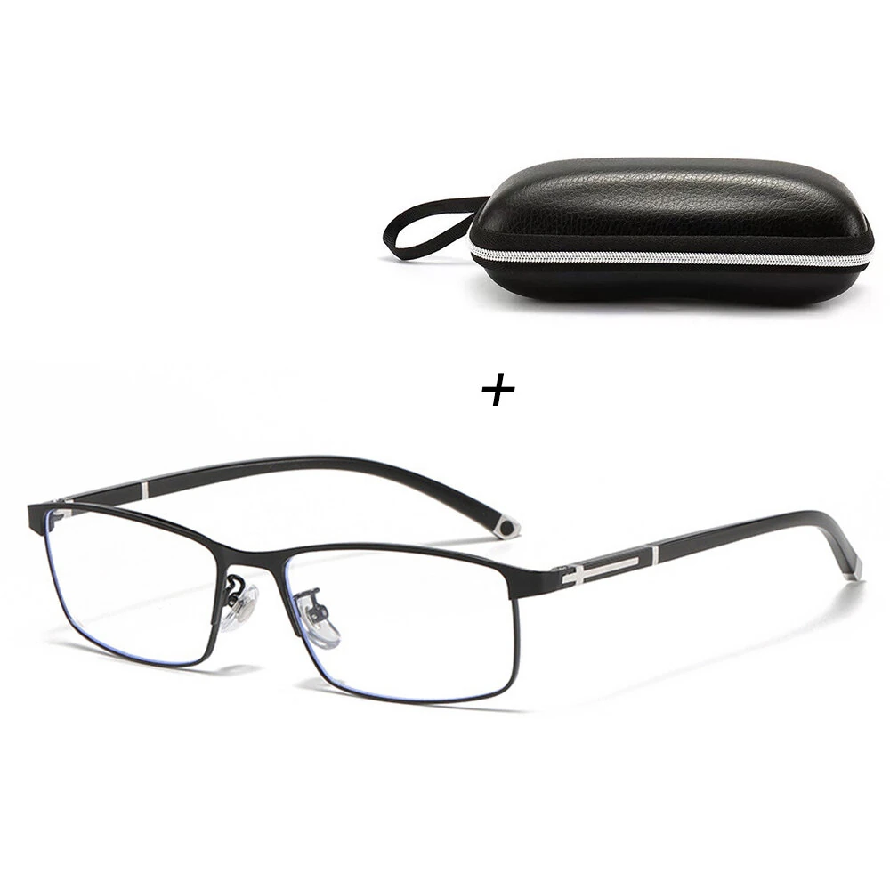 (image for) Photochromic Auto Zoom Reading Glasses HD Near Far Anti-blue Light Business Presbyopia Glasses